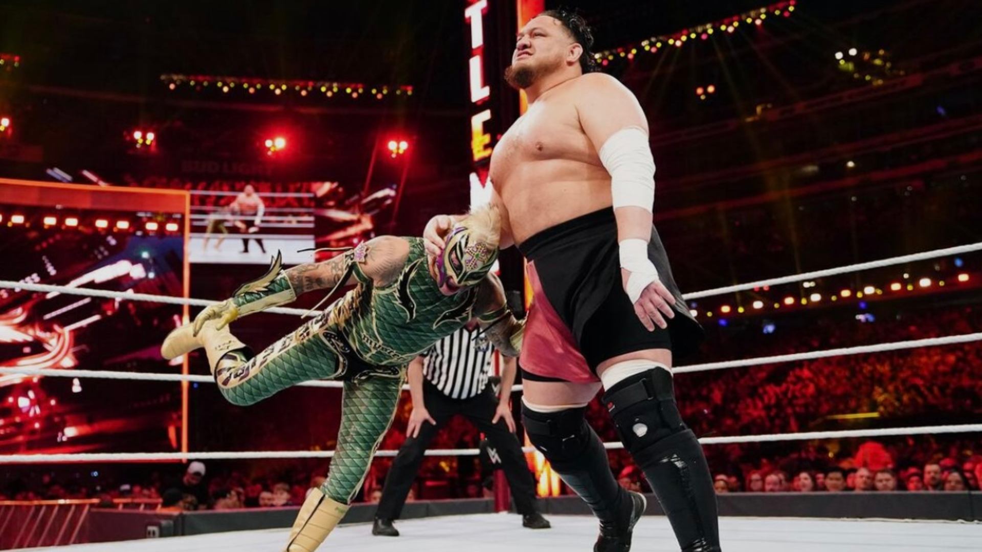 3.⁠ ⁠Samoa Joe vs. Rey Mysterio — WrestleMania 35