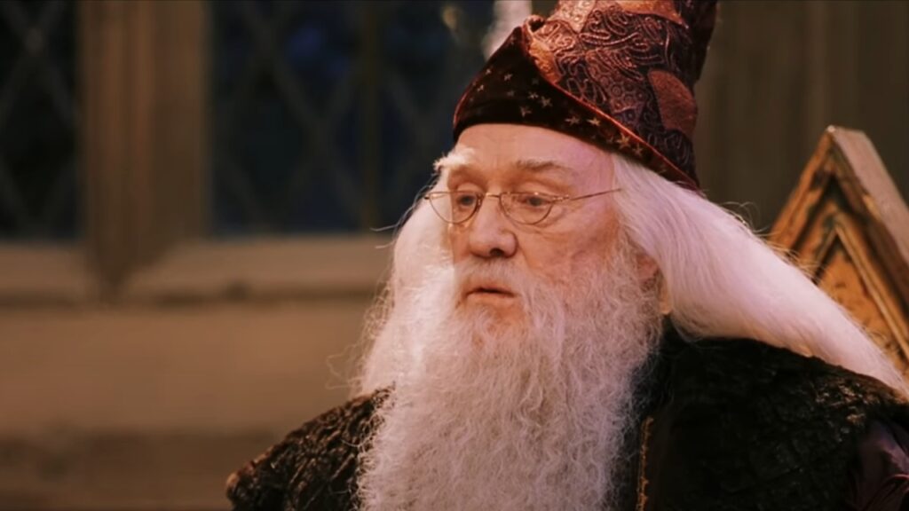 Richard Harris as Albus Dumbledore in 'Harry Potter' (Image: Warner Bros.)