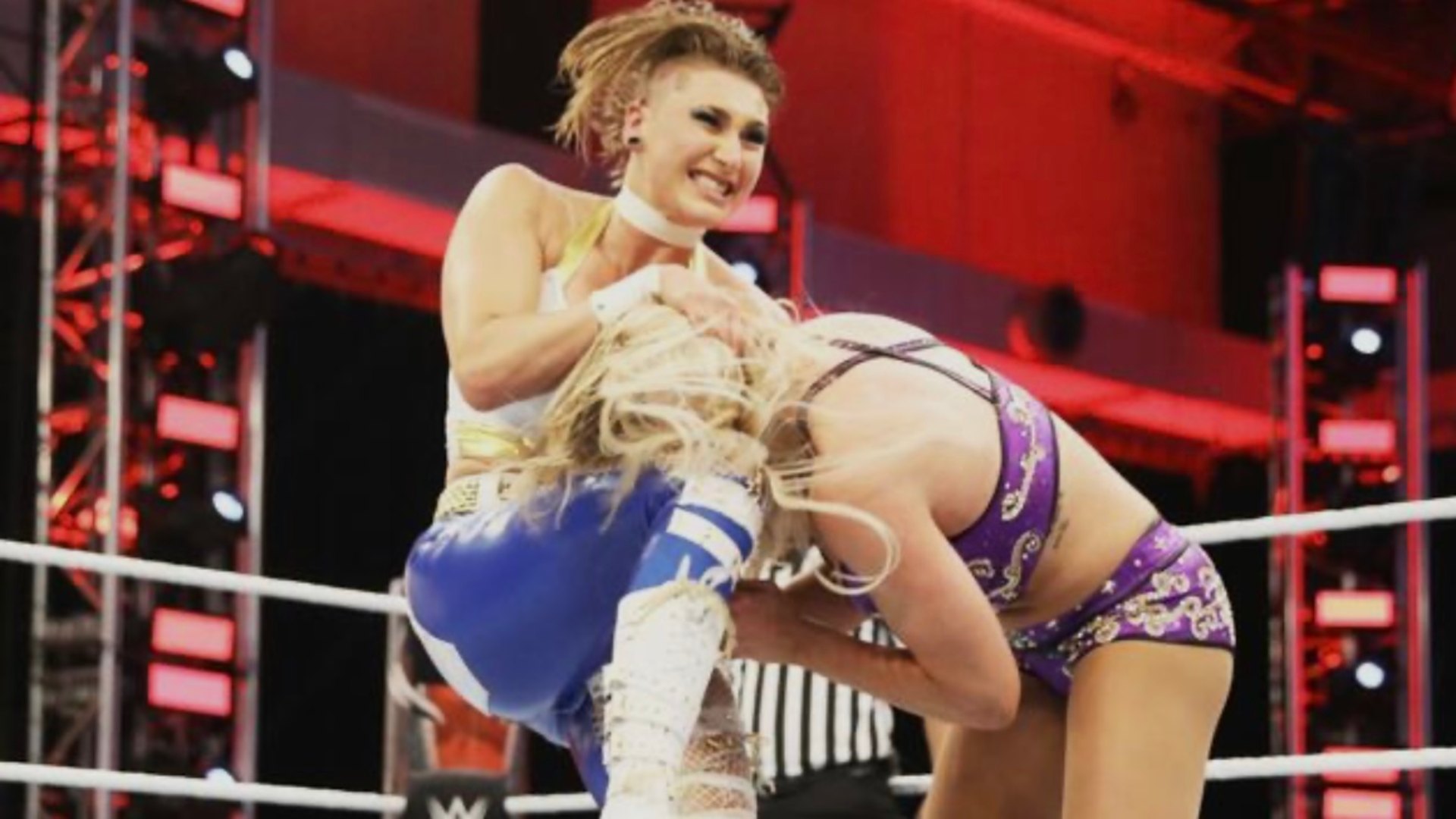 6.⁠ ⁠Rhea Ripley vs. Charlotte Flair (WrestleMania 36, Night 2)