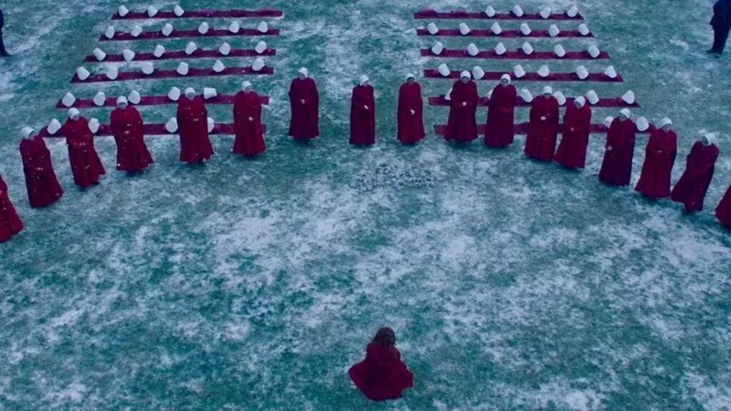 Janine's Death Sentence in The Handmaid's Tale (Image: Hulu)