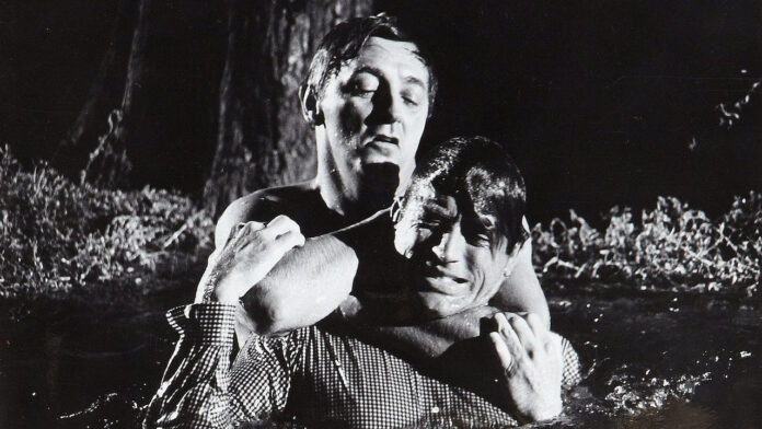 Robert Mitchum and Gregory Peck in 'Cape Fear'