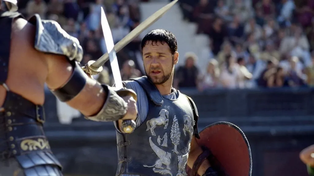 Russell Crowe in 'Gladiator' (Image: Universal Pictures)