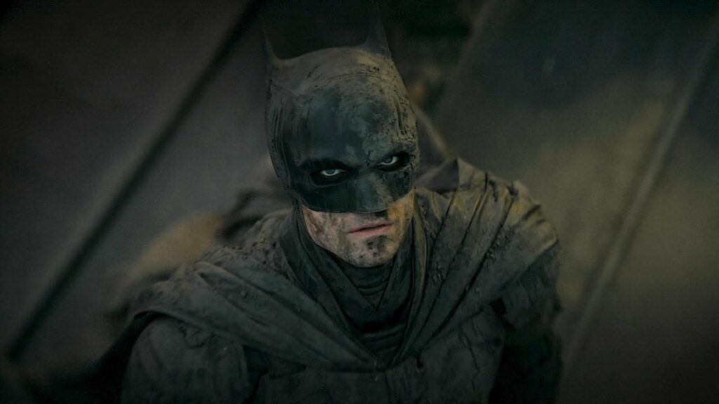 Robert Pattinson as Batman in 'The Batman' (Image: Warner Bros)