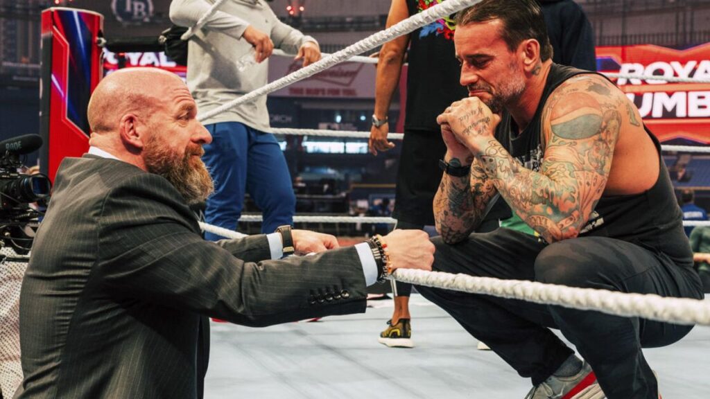 CM Punk and Triple H buried the hatchet in 2023