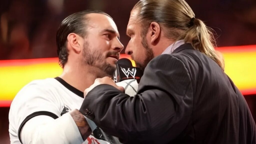 CM Punk and Triple H had a heated real life rivalry in 2011