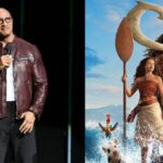 Dwayne Johnson and Moana