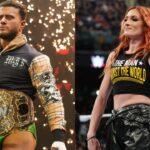 MJF and Becky Lynch