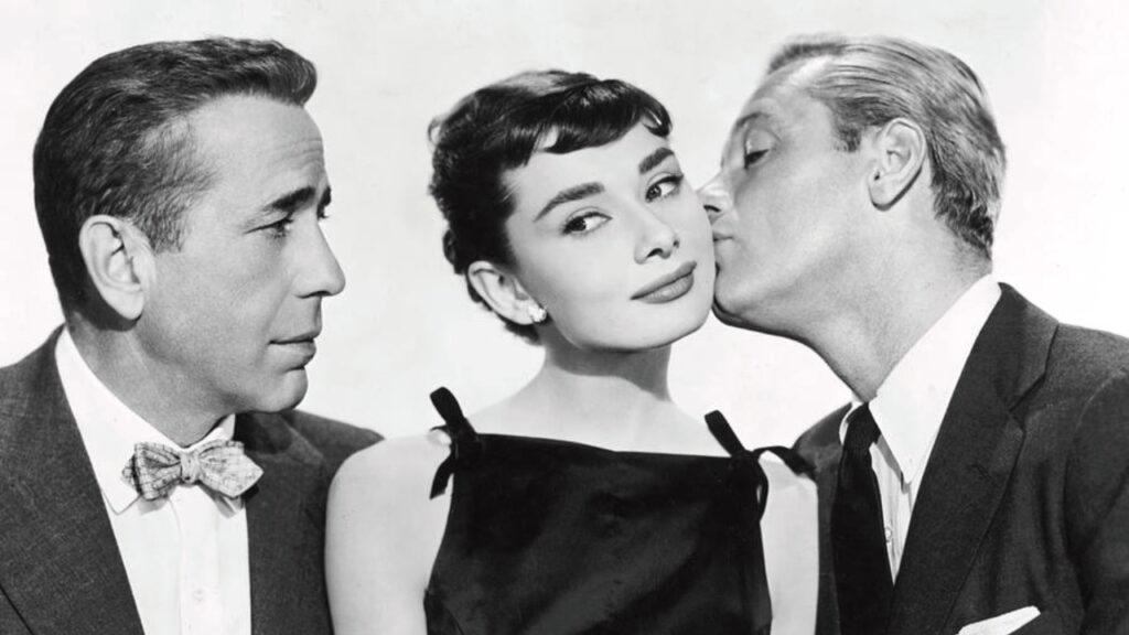 Humphrey Bogart, Audrey Hepburn and William Holden-1280x720