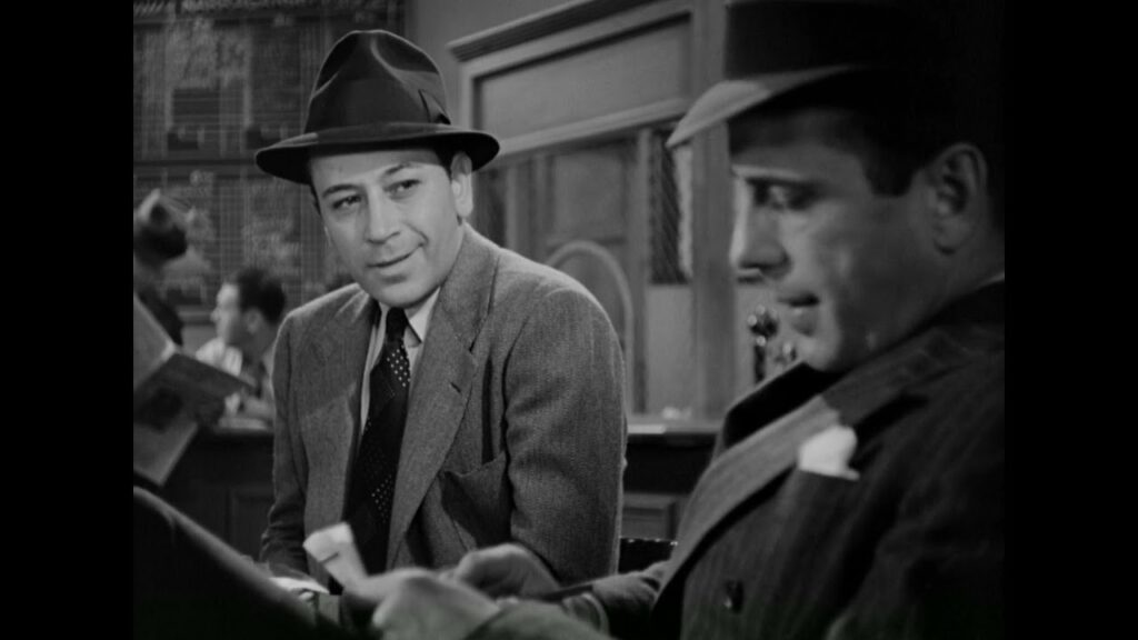 Humphrey Bogart and George Raft in 'Invisible Stripes' (Image: Warner Bros.)