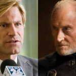 Harvey Dent and Charles Dance as Tywin (Image: Warner Bros, HBO)