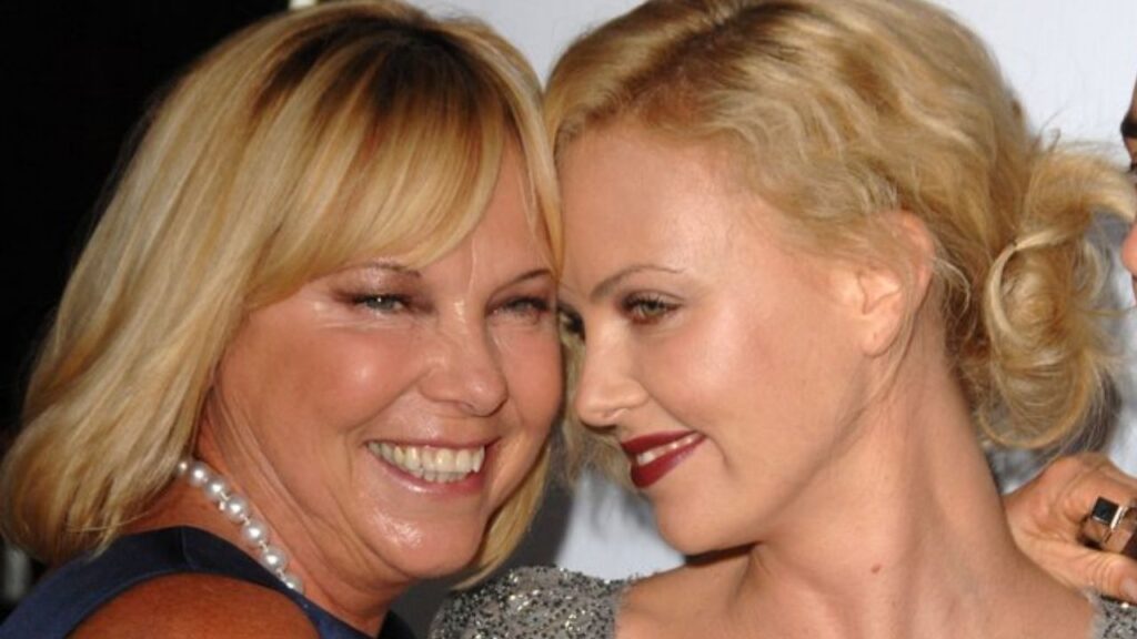 Charlize Theron and her mother