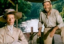 Katharine Hepburn and Humphrey Bogart in 'The African Queen' (Image: United Artists)