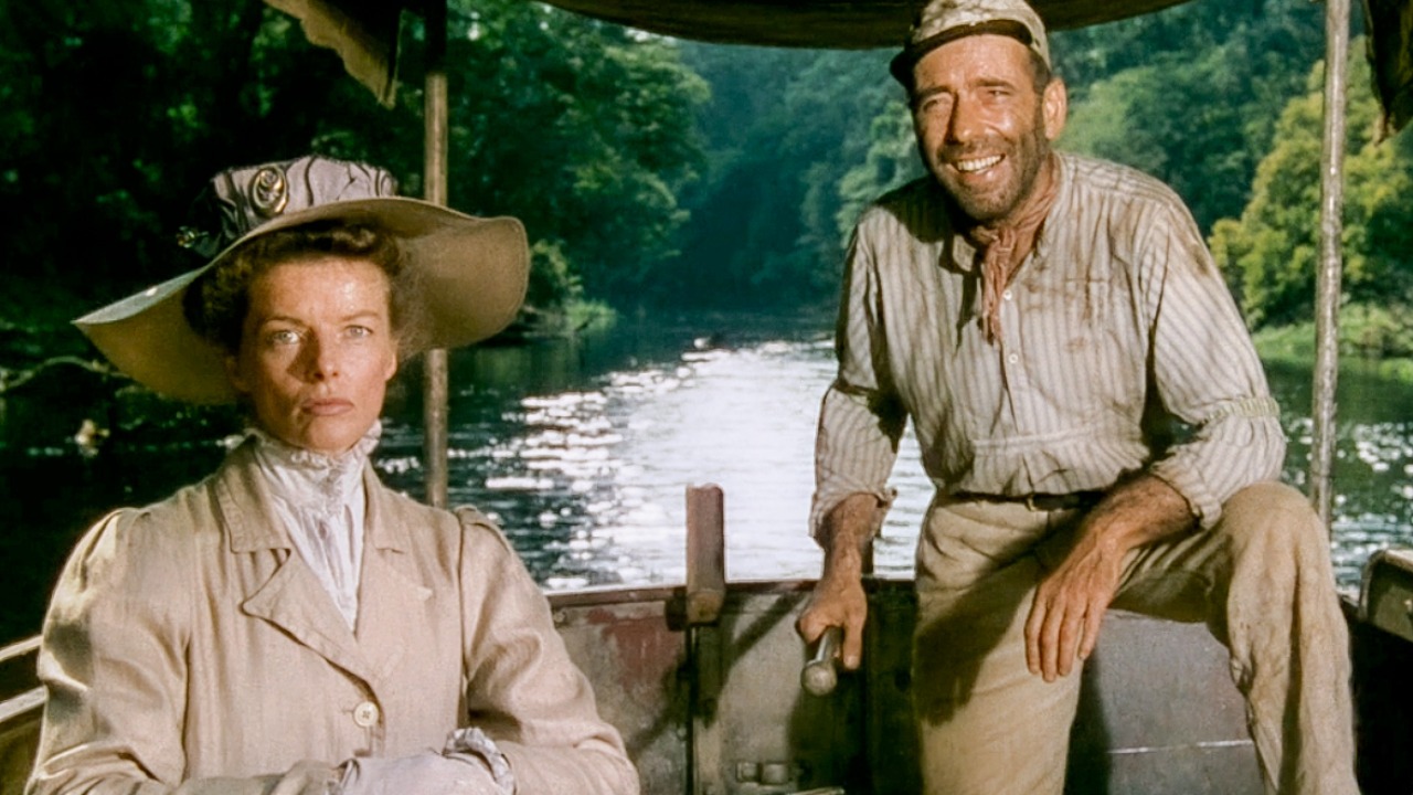 Katharine Hepburn and Humphrey Bogart in 'The African Queen' (Image: United Artists)