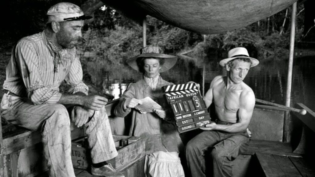 Katharine Hepburn and Humphrey Bogart in 'The African Queen' (Image: Medium)
