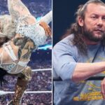 Kenny Omega reacts to Jade Cargill using his finisher