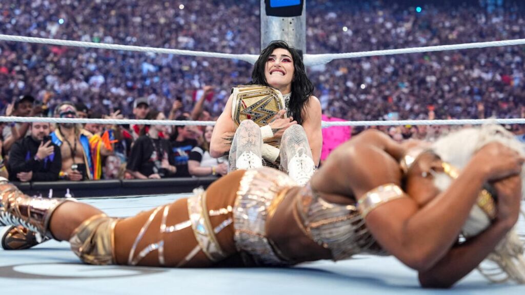 Rhea Ripley defeated Jade Cargill at WrestleMania 42