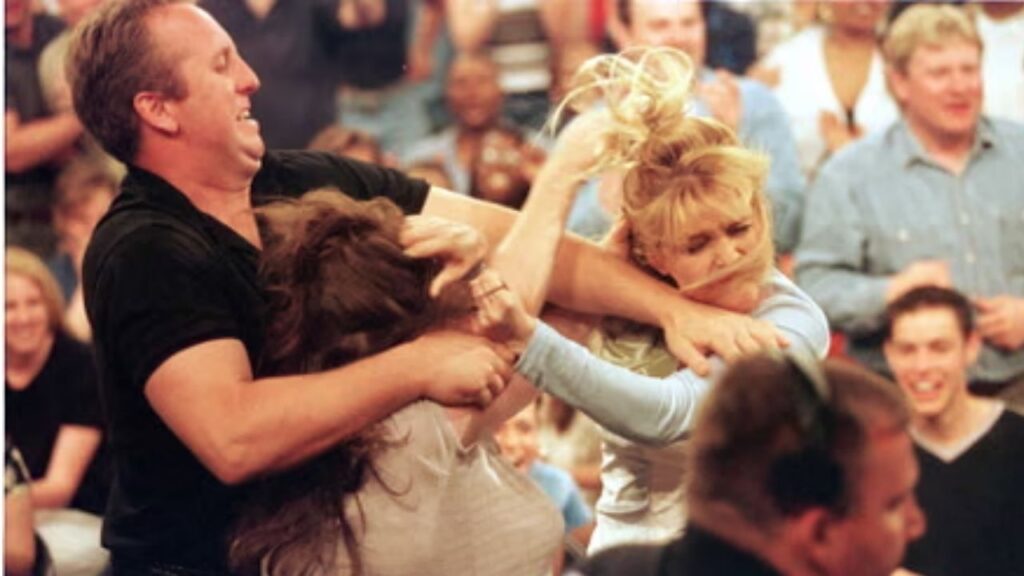 A fight scene from 'The Jerry Springer Show'