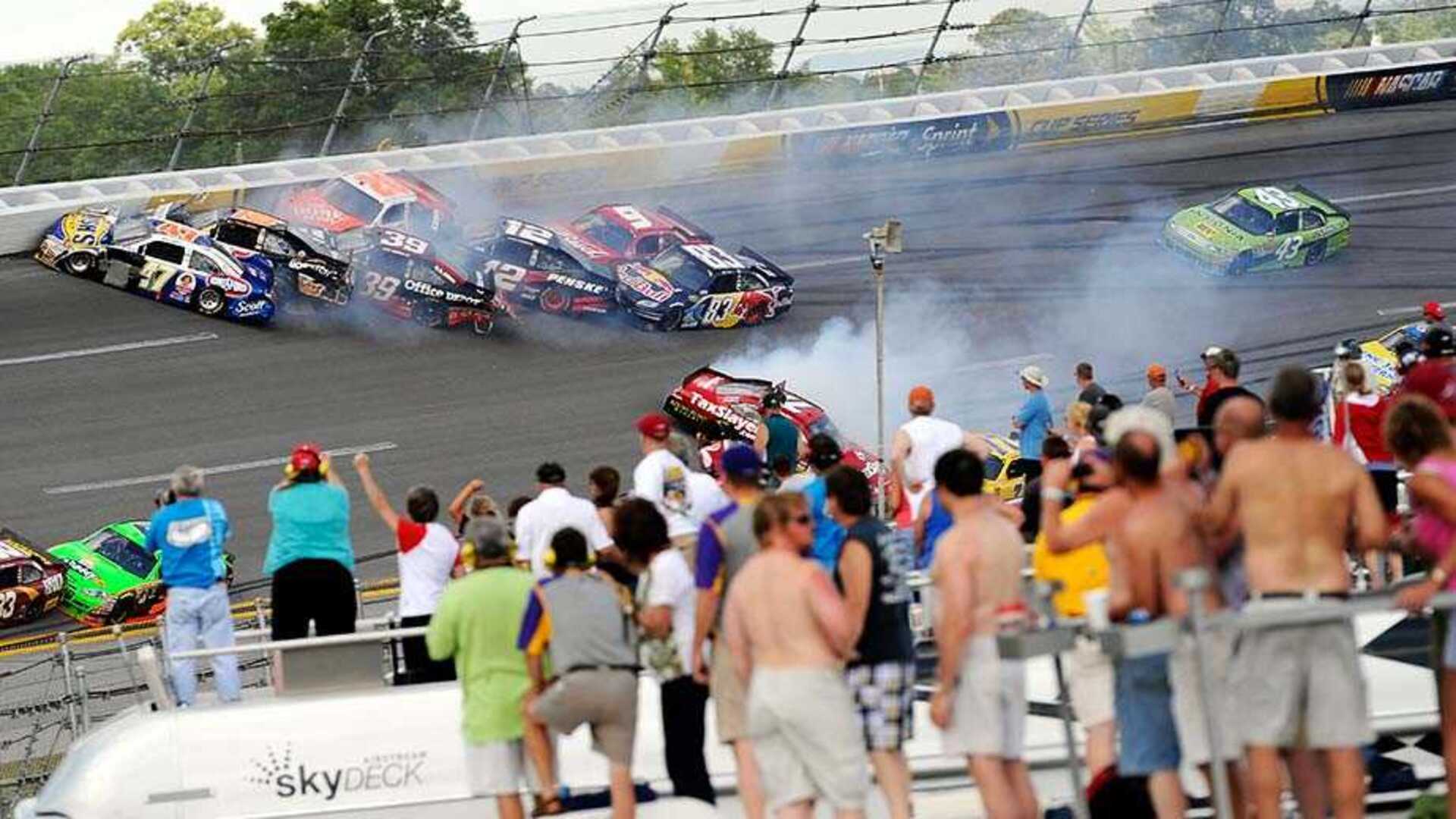 2. Biggest Crash – 28 Cars (2002 Talladega “Big One”)