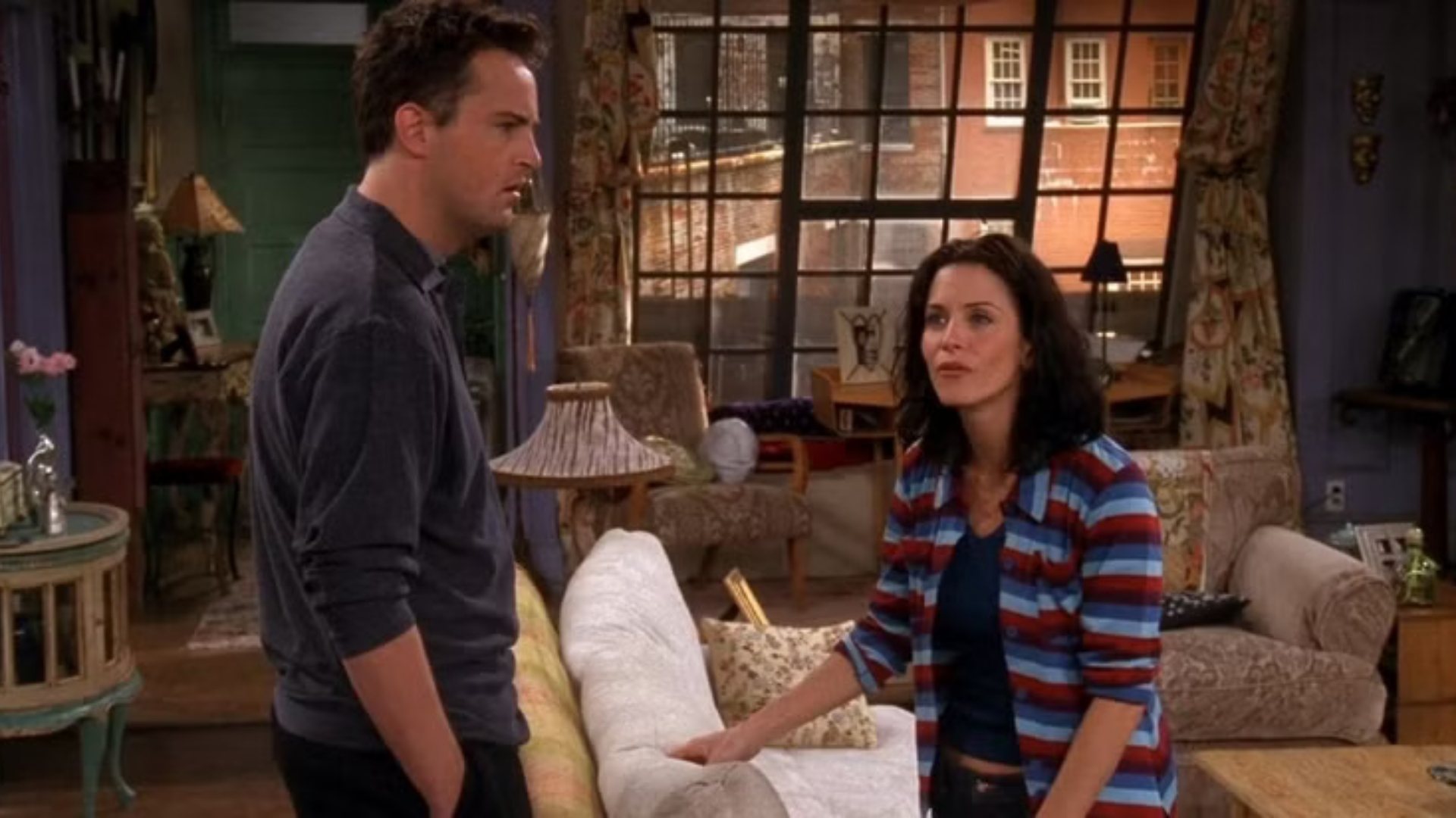 13. When Monica and Chandler Move in Together