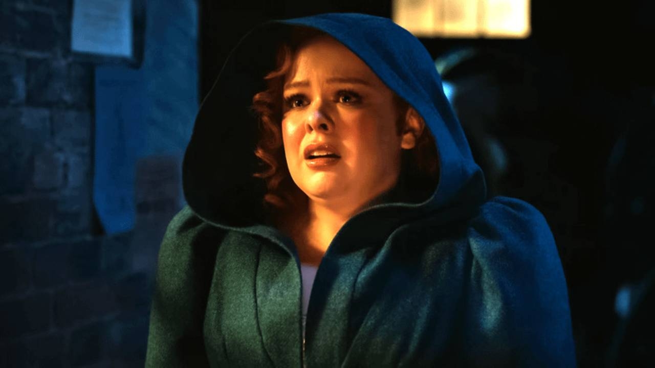 5. The reveal of Lady Whistledown was the only scene filmed during COVID