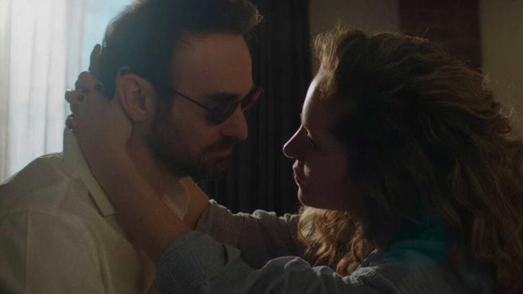 Daredevil and Heather Glenn (Image: Marvel)