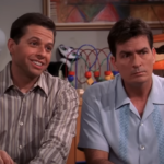 Charlie Sheen and Jon Cryer in 'Two and a Half Men' (Image: CBS)