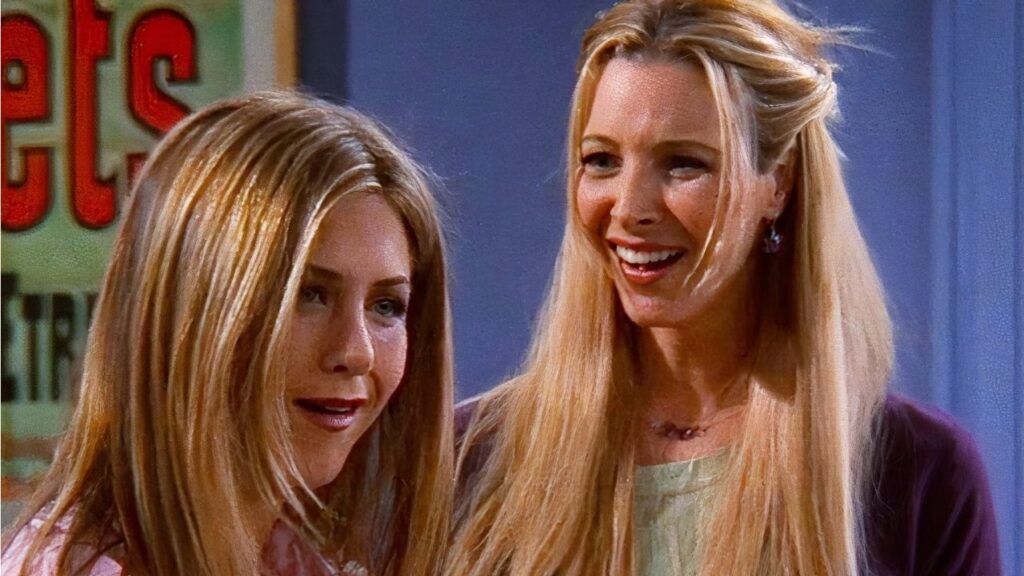 Phoebe and Rachel from 'Friends'