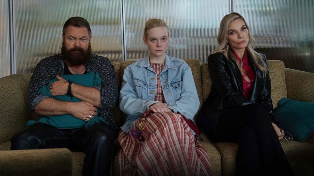 Margo with her parents in 'Margo’s Got Money Troubles'