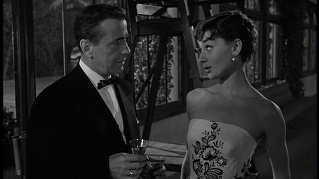 Humphrey Bogart and Audrey Hepburn in 'Sabrina' (Image: Paramount Pictures)
