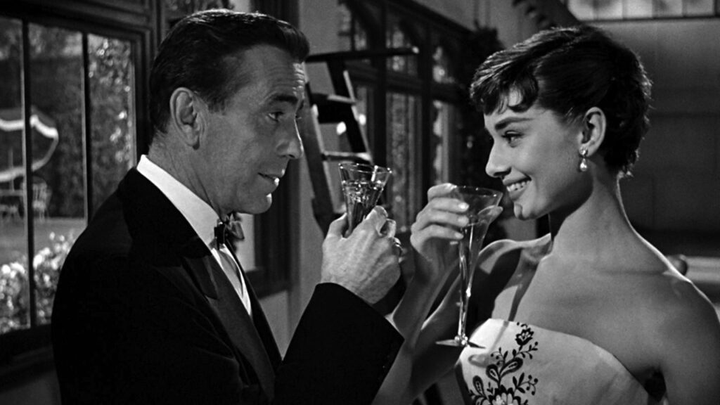 Humphrey Bogart and Audrey Hepburn in 'Sabrina' (Image: Paramount Pictures)