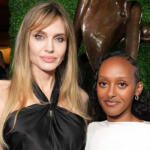 Angelina Jolie with her daughter Zahara Jolie