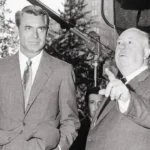 Cary Grant and Alfred Hitchcock on the set of 'North by Northwest' (Image: Movies on Focus)-1280x720