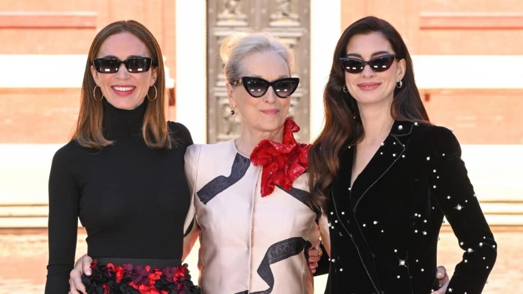 Emily Blunt, Meryl Streep, and Anne Hathaway
