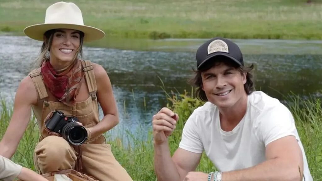 Ian Somerhalder with wife enjoying their farm life