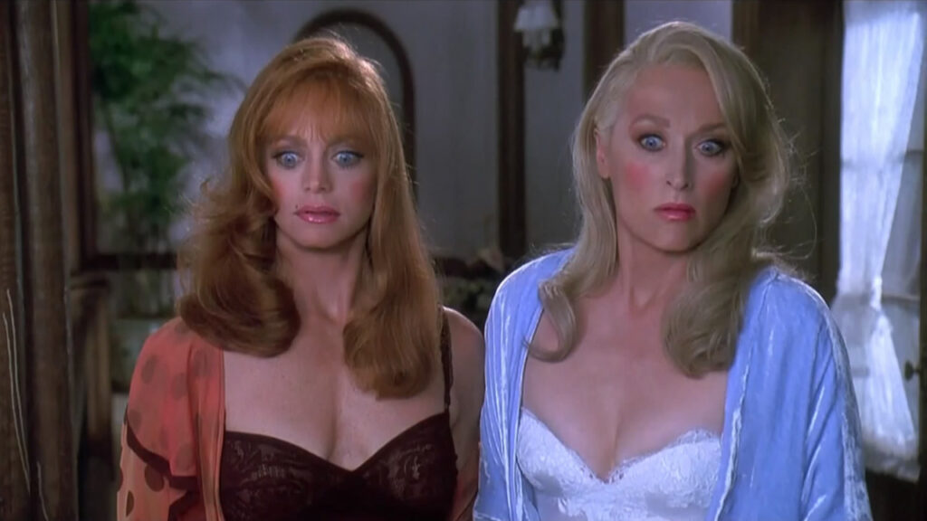 Meryl Streep and Goldie Hawn in Death Becomes Her