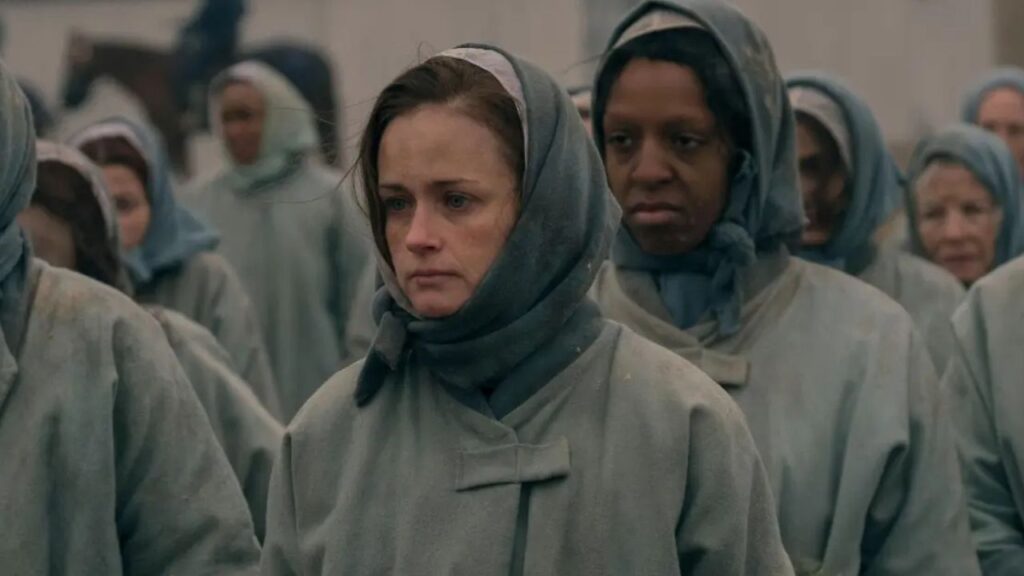 Emily Malek in The Handmaid's Tale (Image: Hulu)