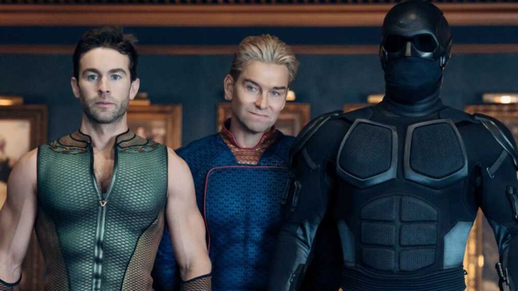 Deep and Noir in 'The Boys' (Image: Amazon)