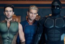 Deep and Noir in 'The Boys' (Image: Amazon)