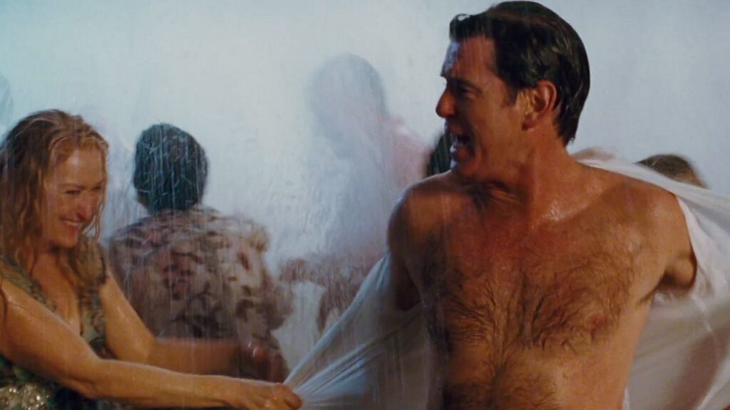 “Aphrodite’s fountain” scene 'Mamma Mia'