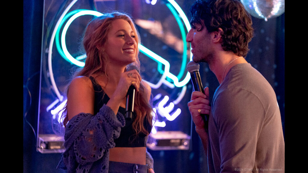 Blake Lively and Justin Baldoni in 'It Ends With Us' (Image: Sony Pictures)