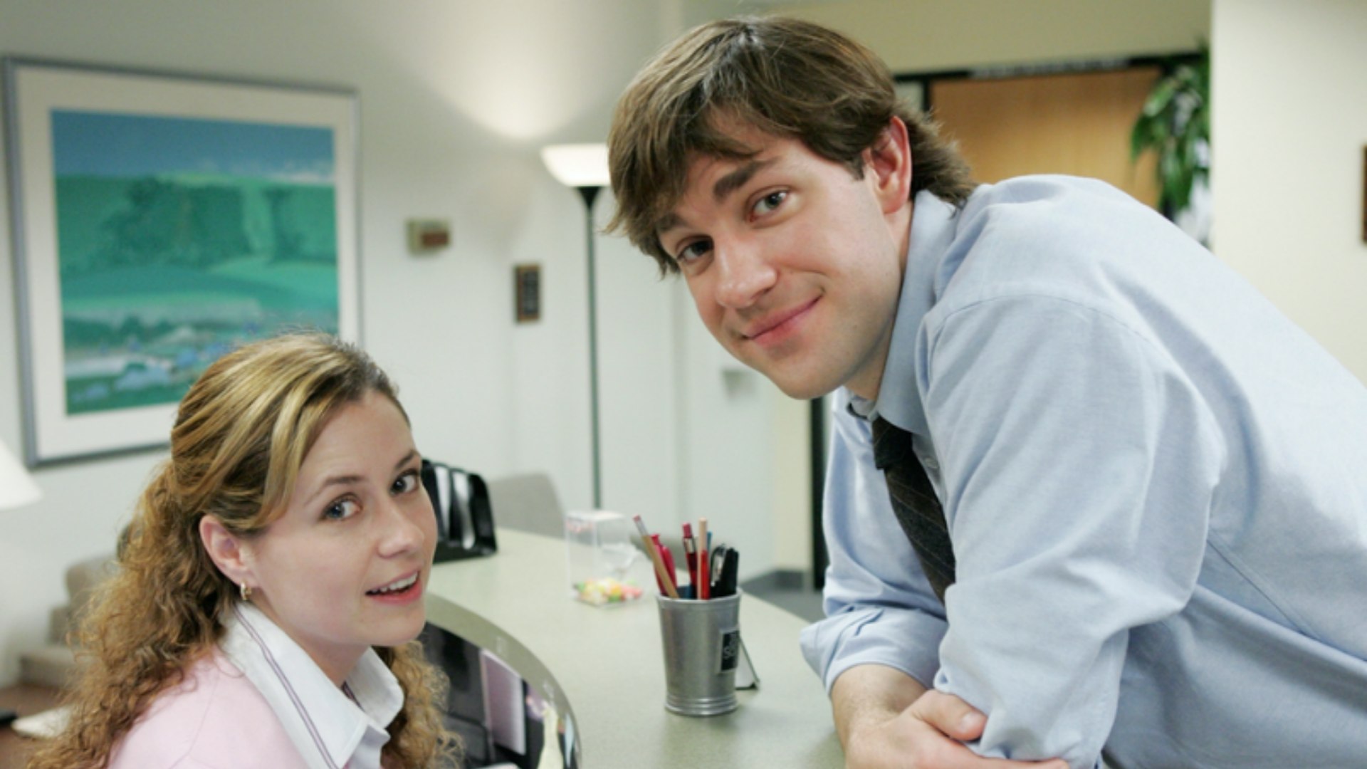 Jim Halpert and Pam Beesly in ‘The Office’