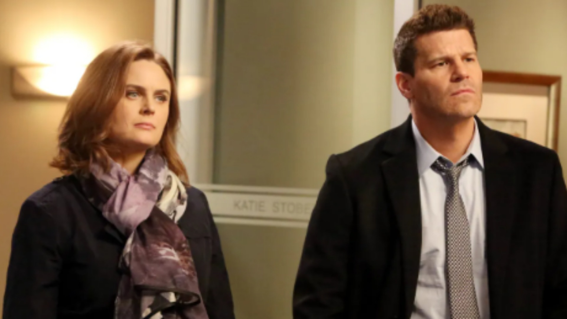 Seeley Booth and Temperance Brennan in ‘Bones’