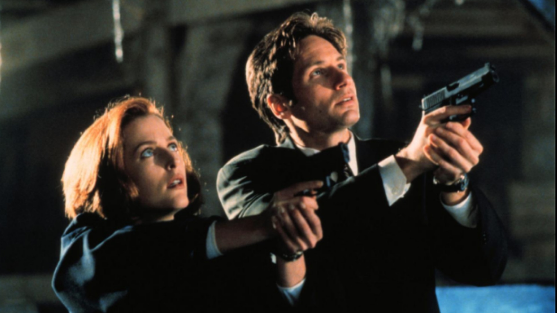 Fox Mulder and Dana Scully in ‘The X-Files’
