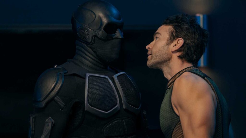 Deep and Noir in 'The Boys' (Image: Amazon)