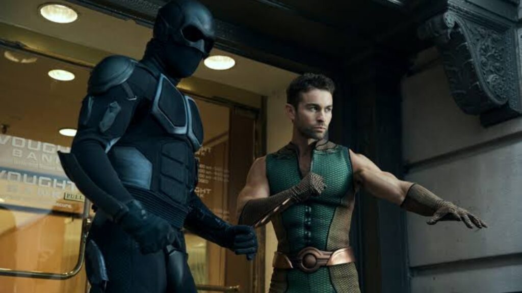 Deep and Noir in 'The Boys' (Image: Amazon)