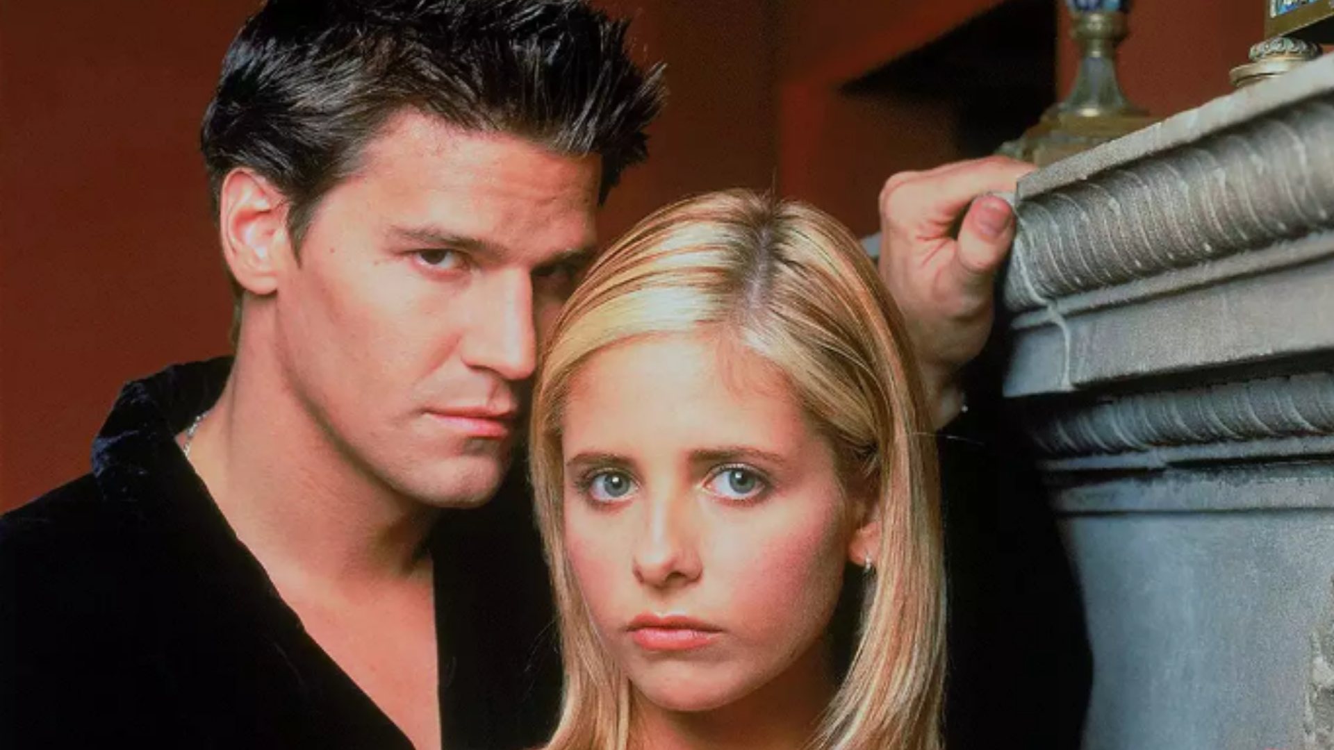 Buffy Summers and Angel in ‘Buffy the Vampire Slayer’