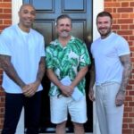 David Beckham, Steve Carell, and Thierry Henry