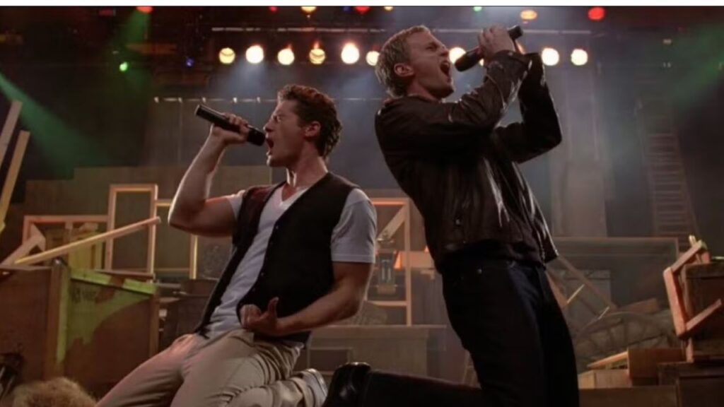 Matthew Morrison and Neil Patrick Harris (Image: Glee)