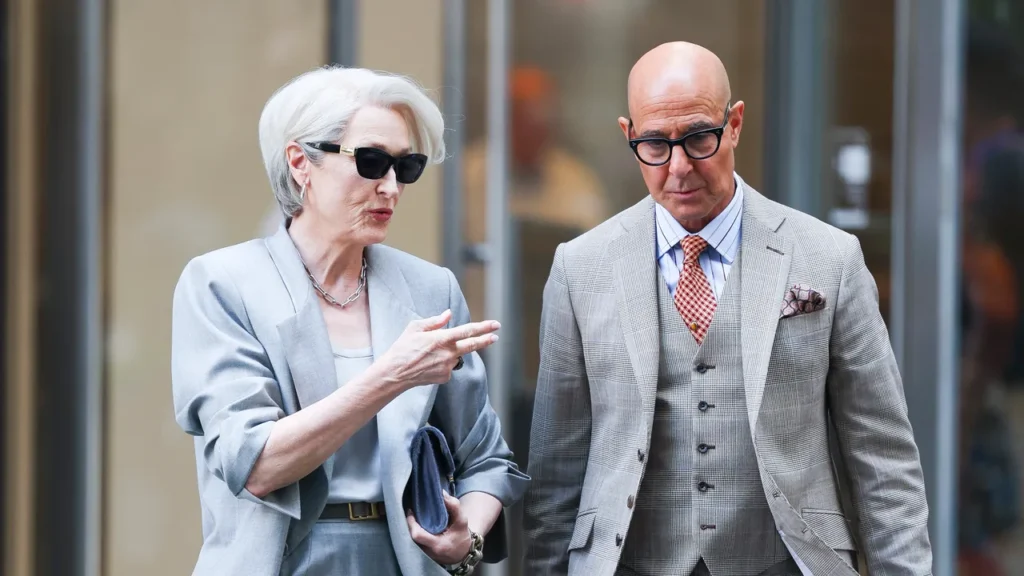 Meryl Streep and Stanley Tucci in 'The Devil Wears Prada 2' (Image: 20th Century Studios)