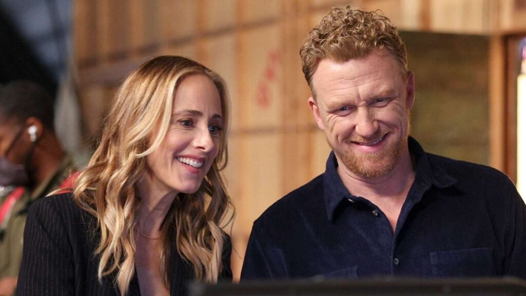 Kevin McKidd And Kim Raver in 'Grey's Anatomy'